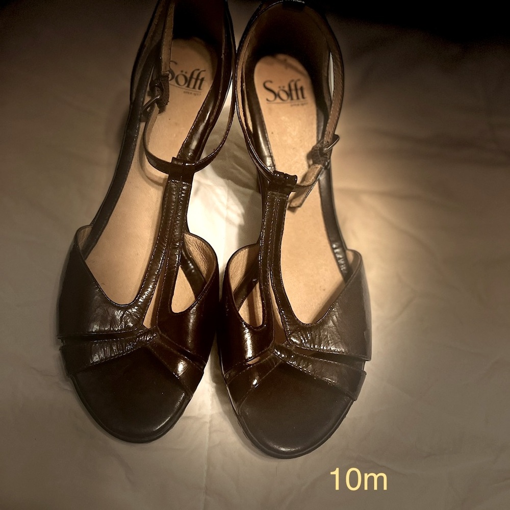 Sofft Brown Leather Heels